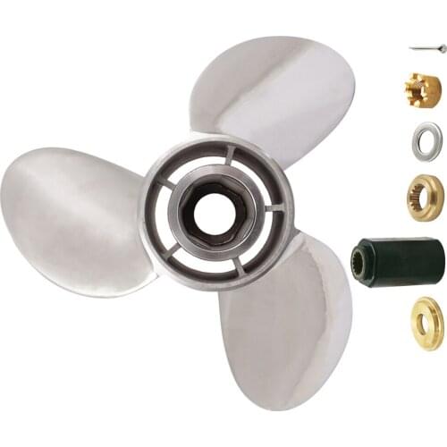 14x19 for Tohatsu 150-250hp Interchangeable hub 15 teeth steel propellers marine boat yacht accessories propellers