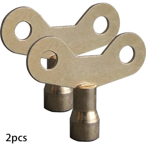 Faucet Key 2pcs Radiator Keys Bleeding Key Iron Venting Air Valve Plumbing Tool Radiators Switch
