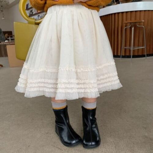 2021 Wholesale New Girls Skirt Autumn Cotton Fashion Girls Skirts 2-9 years MY576