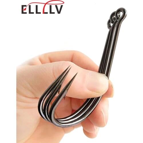 50/25PCS High Carbon Steel Off-set Fishing Hook Nmyph Fly Sabiki Rig/Carp Fishing/Saltwater Jig Lure Hooks Black Nickle