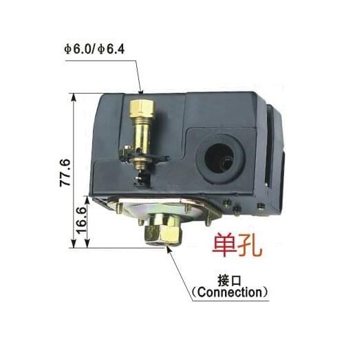 Free Shipping LF10-1H 1 hole 6~8KG Air Compressor pressure control switch Air Compressor switch Automatic control
