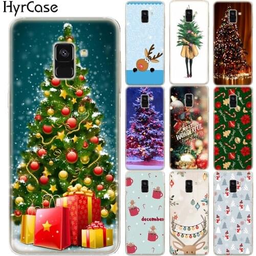 Merry Christmas Soft TPU Case Cover For Samsung Galaxy A3 A5 A7 2017 A6 A8 Plus 2018 A9 A7 2018 A10 A20 A30 A40 A50 A60 A70 A80