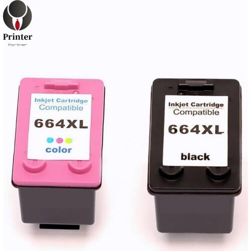 Printer-Partner premium quality ink cartridge 664 compatible for hp deskjet ink Advantage 2136 3636 3836 4536 3635 3776 3775