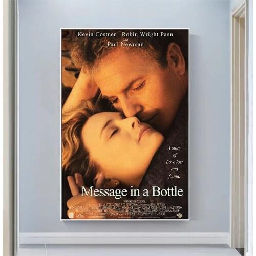 CP1012 Message in a Bottle (2) Classic Hot Movie Print Silk Fabric Poster Indoor Wall Art Decor Gift
