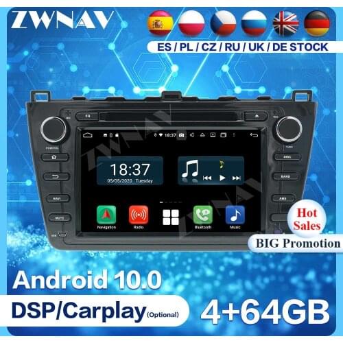 Android Screen GPS Navi For Mazda 6 Atenza 2008 2009 2010 2011 2012 Audio Radio Receiver Car Stereo Multimedia Player Head Unit