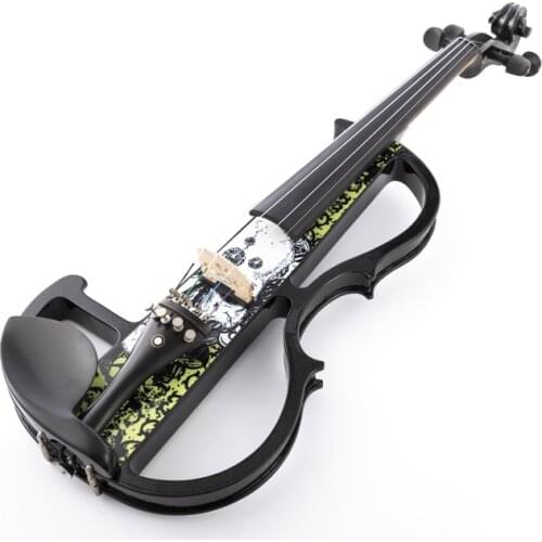 Kinglos 4/4 size strings evah pirassi with fiber oblong case bows for sale electronic violin