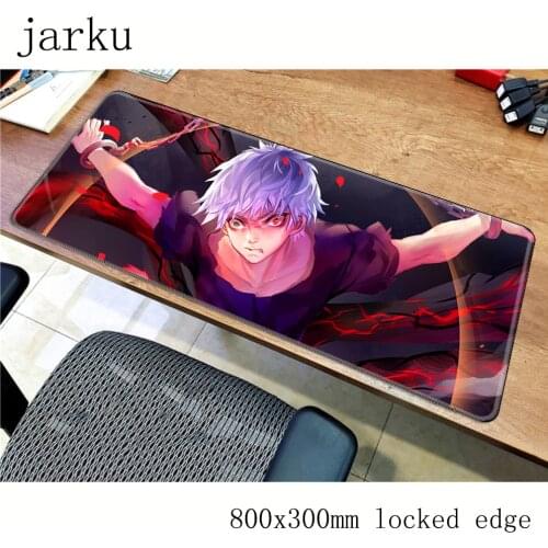 Tokyo Ghoul pad mouse computador gamer mause pad 800x300X2MM padmouse big Domineering mousepad ergonomic gadget office desk mats