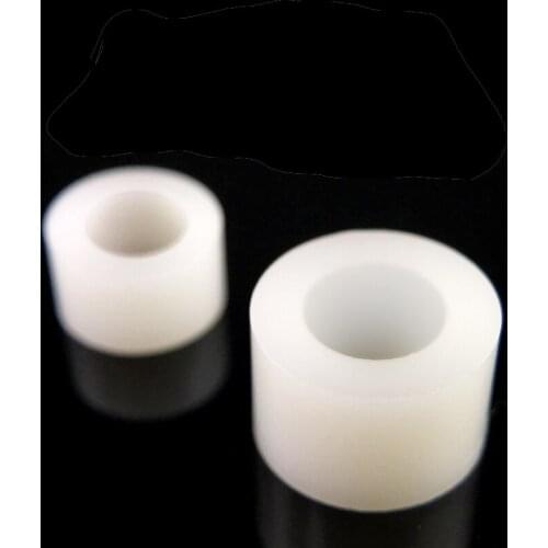 Plastic Round Hole Insulation Column ABS Nylon Hollow Isolation Column White Through Nylon Sleeve M6 M8