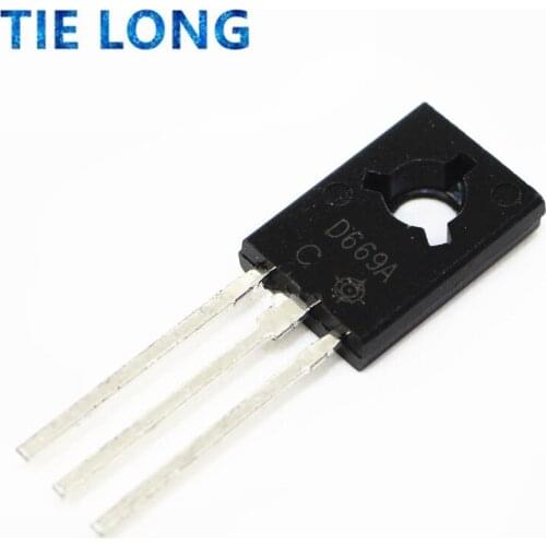10PCS 2SD669A TO-126F 2SD669 D669A D669 TO-126 Triode new and original