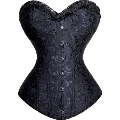 Sexy Women Lace Corset Bustier Top Corset Shaper Plus Size Corsets and Bustiers Tops Corset Boned Waist Trainer Body Shaping
