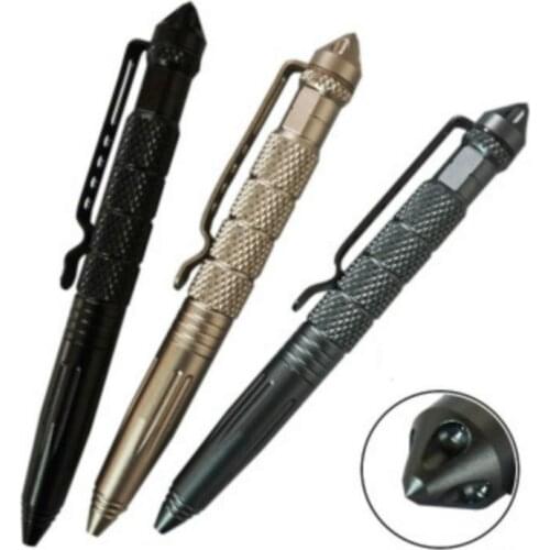 Practical Tactical Pens EDC Aluminum Glass Breaker Self Defense Tactical Survival Pen Multi-function Camping Tool for Writing