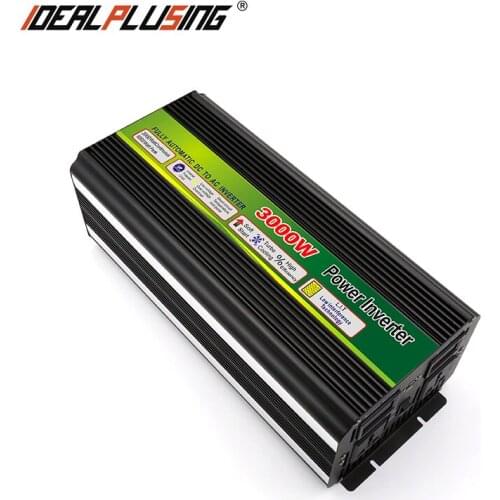 Factory direct sell small size 3000w 12v 24v to 220v 230v 240v DC to AC Modified wave inverter with 1 year warranty