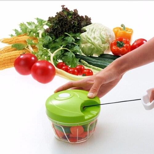 Manual Food Chopper Multifunctional Vegetable Speedy Chopper Fruits Presses Cutting Pickled Ginger Stir Garlic Press