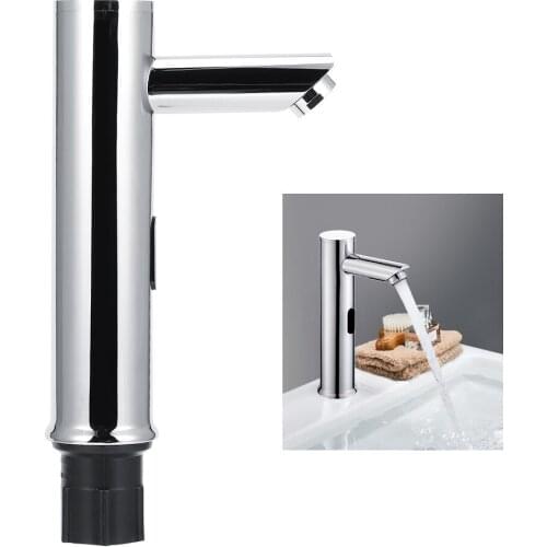 G1/2in Bathroom Brass Intelligent Automatic Sensor Water Faucet Infrared Induction Hot and Cold Water Basin Tap