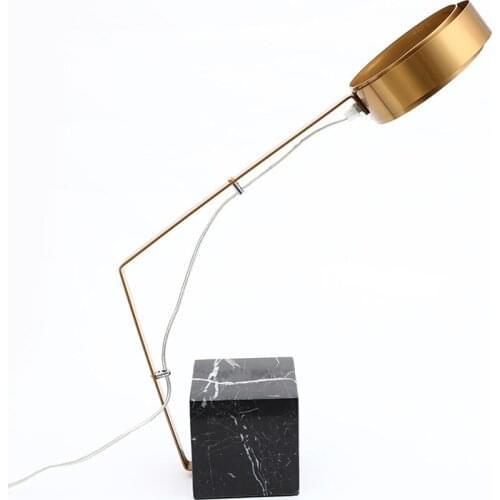 Post Modern Light Luxurious Originality Arts Marble Desk Lamp Model House Sales Part Office Study Designer Desk Lamp