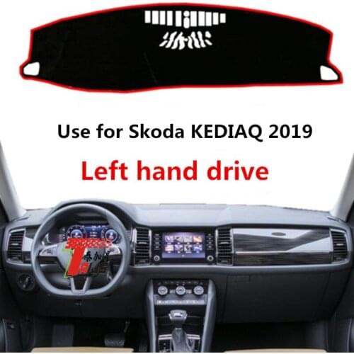 TAIJS Factory Classic Sport High Quality Polyester Fibre Car Dashboard Cover For Skoda KEDIAQ 2019 Left hand drive