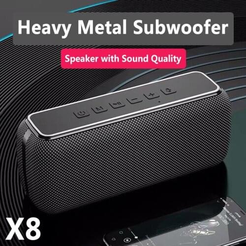 XDOBO 60W High Power Portable Bluetooth Speaker Outdoor Waterproof Column DSP Bass TWS Subwoofer Soundbar Support TF Card AUX