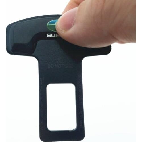 2pcs/lot quality zinc alloy car seat belt clip safety belt plug for SUBARU LEGACY Forester Outback Rally XV Imp car accessories