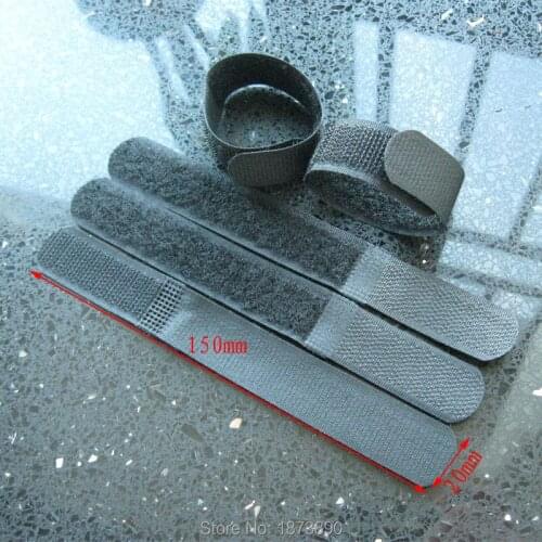 50 pcs 6'' 150mm Tie Strap Laptop PC TV Cable Organiser