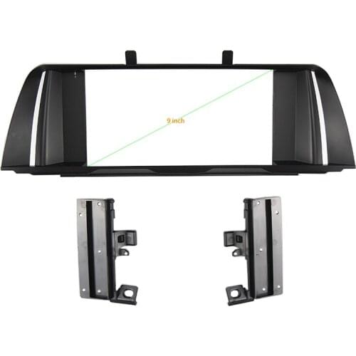9 INCH Car Audio Frame GPS Navigation Fascia Panel Car dvd Plastic Frame Fascia is suitable for 2010-2016 BMW 5