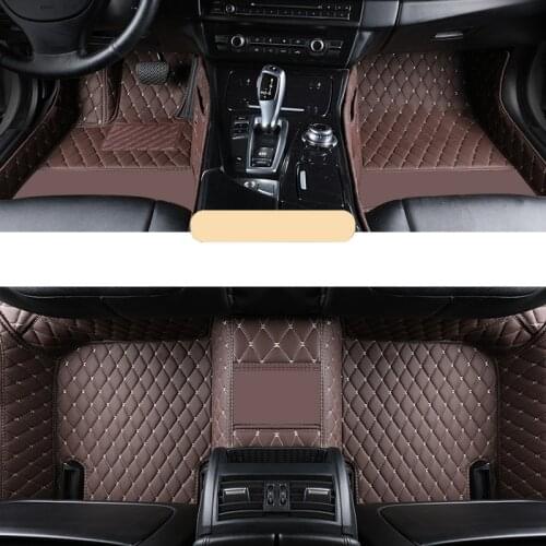 Car floor mats for volkswagen vw polo sedan 9n sharan touran 2004 2005 passat b5 tiguan 2019 touareg carpet rugs accessories