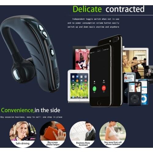 P13 Bluetooth-Compatible With 5.1 Bone Conduction Earphones, Duty Office Earphones Suitable For Apple Huawei Vivo Oppo iPhone12