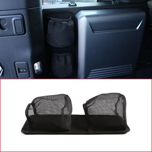 For Land Rover Defender 110 2020 Car styling Fabric Black Trunk side Storage mesh bag Storage bag Car Accessories