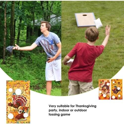Thanksgiving Throwing Game Sandbag Flag (bring Three Sandbags + Rope)