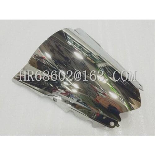HotSale For Yamaha YZF R25 R3 2013 2014 2015 2016 2017 2018 silver Windshield WindScreen Double Bubble R 25 3 13 14 15 16