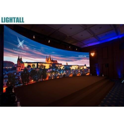 Curved Led Video Wall Billboard Screen, P3.9/P4.8 Flexible LED Display RGB 500x500mm/500x1000mm Panels for Advertising