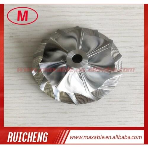 K27 54.50/77.00mm 7+7 blades 5070-123-2022 Turbo Billet/milling/aluminum 2618 compressor wheel for 5326-970-6290/6291/6292/6293