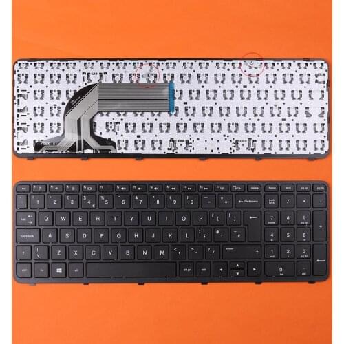 UK New For HP Pavilion 350 G1 351 G1 356 G2 355 G2 Laptop Replacement Keyboard Black with Frame