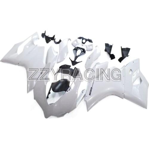 Injection Fairings Kits for Ducati 12 13 899 1199 2012 2013 Year Complete ABS Plastic Motorcycle Covers Panels Kit Pearl White