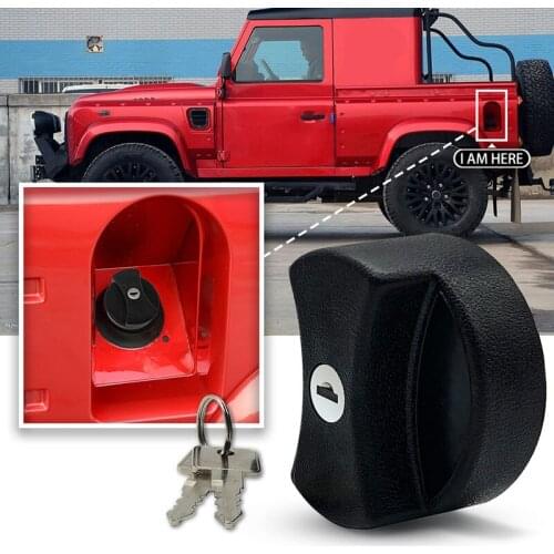 Fuel Gas Cap Cover Tank Lock Set + 2 Keys for 300Tdi for Land Rover Defender STC4072 RTC4740 BR 0099