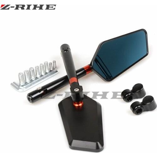 Motorbike Motorcycle Rearview Side Mirrors Set CNC Aluminum for Honda CBR 600 F2 F3 F4 F4i CBR600RR CB1000R CB599 CB600 CBR900RR