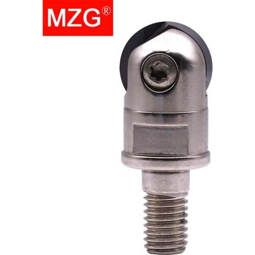 MZG T2139 Modular Type M5 M6 M8 Carbide Insert Clamped Fast Feeding Alloy Round End Mills High-Speed Cutting Ball Milling Cutter