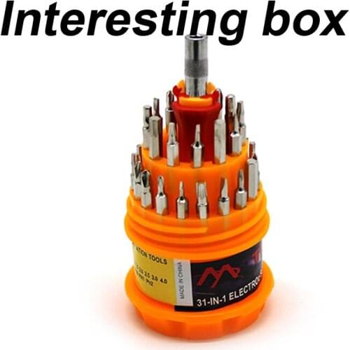 31-in-1 screwdriver set model tool hexagonal plum blossom cross micro triangle screw