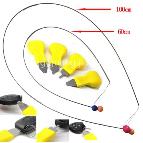 New locksmith tool steel wire ball for car door opener 60cm & 100cm + car tools