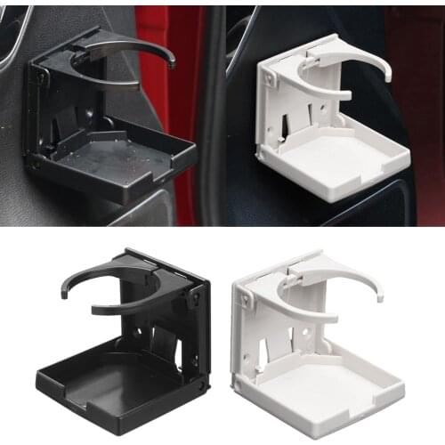 1x Adjustable Cup Drinks Holder Folding Cup Drink Holder Can Bottle Tray Organizer Mount for Car Boat RV Car Door BackSeat Cup