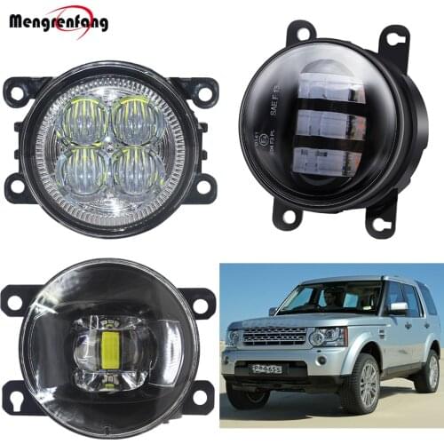 LED Lens Fog Light Car Front Bumper Fog Lamp Daytime Running Light H11 12V For Land Rover Discovery 4 LR4 SUV (LA) 2010-2013