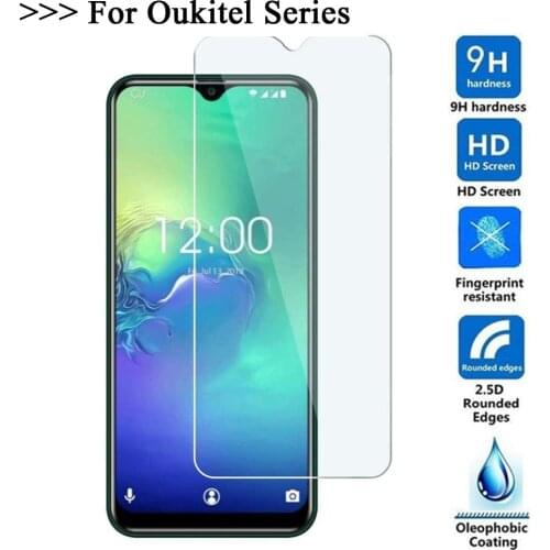 Tempered Glass For Oukitel WP6 WP7 C10 C12 C13 C15 C16 Pro K9 K7 Protector 9H Toughend Phone Film For Oukitel C17 K13 Pro Glass