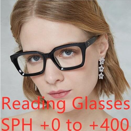 ZAOLIHU Acetate Women Reading Glasses Anti Blue Light Computer Eyewear Mens Myopia Glasses Frames Square Optical Eyeglasses
