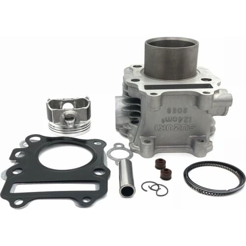 Motorcycle Parts AN125 Set Cylinder HS125T QS150T Applicable for Suzuki Motorcycle 125cc Set Cylinder Piston Ring