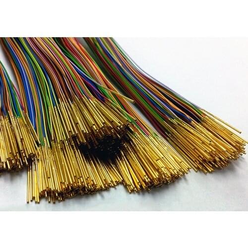 100pcs needle sleeve R048-1VW7 with cable needle seat eight-color test needle sleeve 0.48MM needle sleeve needle tube