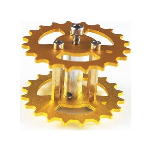 2pc Aluminum Alloy Metal Driving Wheel for Robot Tank Chassis