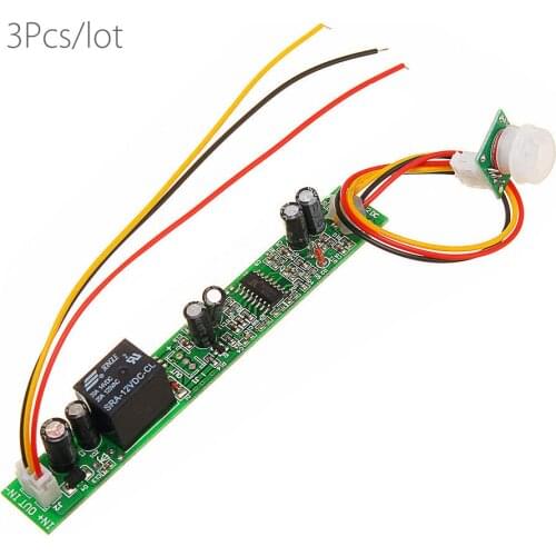 3Pcs/Lot 12V Volume Infrared Induction Switch Module LED Lamp Sensor Switch Module