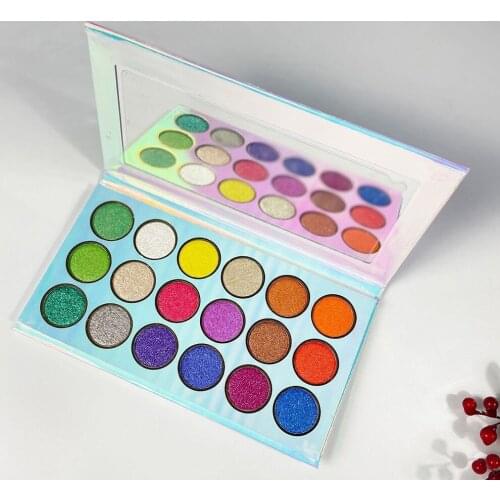5 Piece 18 Colors Eyeshadow Palette Private Label Shimmer High Pigment Eye Shadow Pallete Packaging Custom Wholesale Makeup
