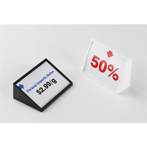 70*50cm Table Seat Name Card Display Desk Top Picture Photo Frame Rack Price Tag Label holder For Supermarket Store Promotion