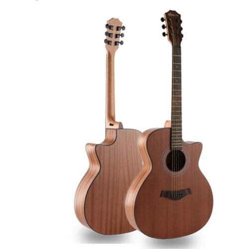 40 inch Guitar Acoustic Guitar 6 string Sapele Wood Folk Guitar Professional Guitarra Adult Musical Instruments AGT301
