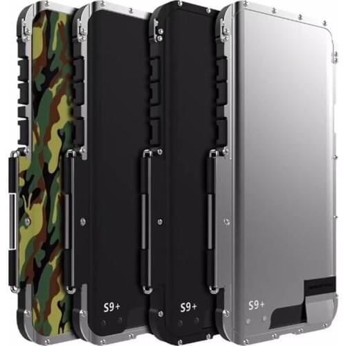 Aluminum Metal Stainless Flip Case For Samsung S8 S9 Plus Case luxury coque For Samsung Galaxy Note 8 Note8 Case Metal S8Plus